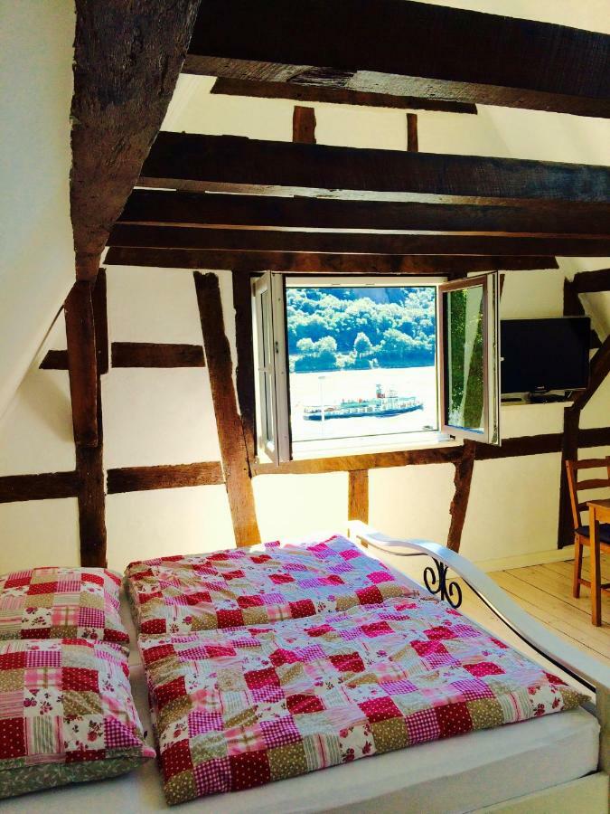 Appartamento Haus Am Ufer Mit Rheinpanoramablick Coblenza Esterno foto