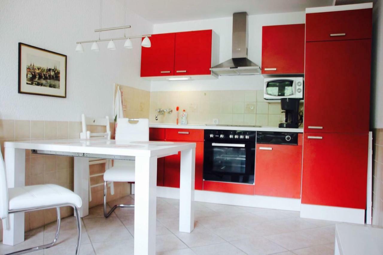 Appartamento Haus Am Ufer Mit Rheinpanoramablick Coblenza Esterno foto