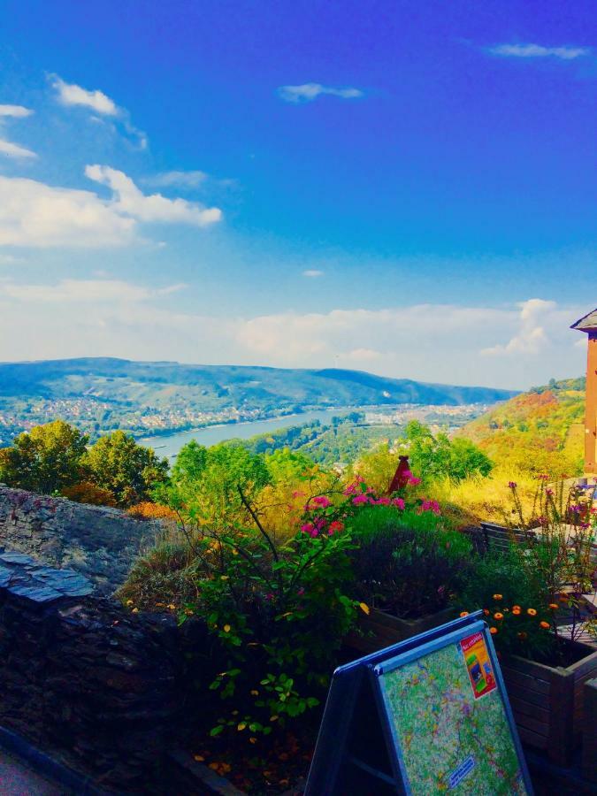 Appartamento Haus Am Ufer Mit Rheinpanoramablick Coblenza Esterno foto